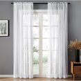 thumbnail image 1 of Sumhomie Tulle Drap Sheer Voile Rod Pocket Curtain Panel, 1 of 3