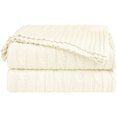 thumbnail image 1 of Unique Bargains Cotton Blanket Decorative Cable Knitted Throw Soft Knit Blankets, 1 of 10