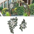 thumbnail image 5 of Xingzhi 2x Wedding Arch Flowers Sunflowers Decor Rustic for Backdrop Door Party white, 5 of 5