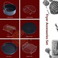 thumbnail image 2 of Less Fat Fryer Accessories Set Air Fryer Accessories Parts Cake Barrel Beef For Pancakes Make French Fries Pizza, 2 of 8