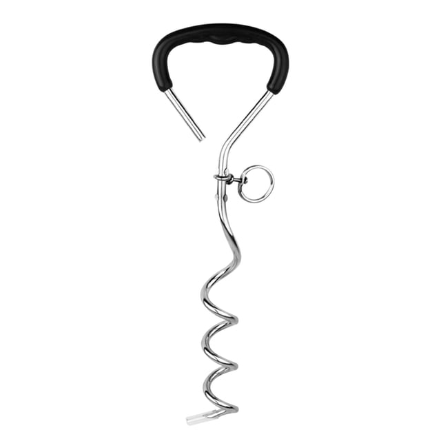 TopLLC Outdoor Decorations Tie Out Stake For Dogs Secure And Dog Stakes For Outdoor Activities And Training Fixed pile