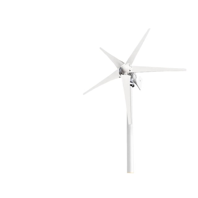 Éolienne 200W 12 24V 48V Conversion Automatique de Fréquence Étanche Éolienne Domestique Taux de Conversion Élevé, Utilisation Grand
