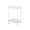 White, variant on Meitianfacai Scandinavian Style Double Tier Disc Side Table Iron Sofa End Table Plastic Modern Minimalist Living Room Bedroom Small Round Table with Inward Curved Edges for Secure Storage