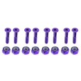 thumbnail image 2 of 8pcs Skateboard Truck Hardware Replacement Set Longboard Screw , 1 inch, 2 of 8