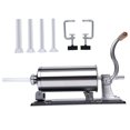 thumbnail image 4 of Luzkey Commercial Sausage Stuffer Stainless Steel Meat Grinder for Hot Dogs Kitchen, 4 of 8
