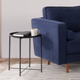 thumbnail image 1 of Table d'appoint d'intérieur en métal noir Alana de CorLiving avec plateau amovible, 1 of 7