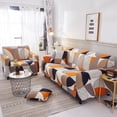 thumbnail image 3 of TFixol Elastic Sofa Slipcover Set with Free Pillowcase, Durable Polyester Fabric, Fits 145-185cm Couches, Multi-Color Design, Easy Installation with Foam Sticks Included, 3 of 6