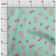 thumbnail image 1 of oneOone Silk Tabby Fabric Pomegranate Fruit Printed Fabric 1 Yard 42 Inch Wide, 1 of 4