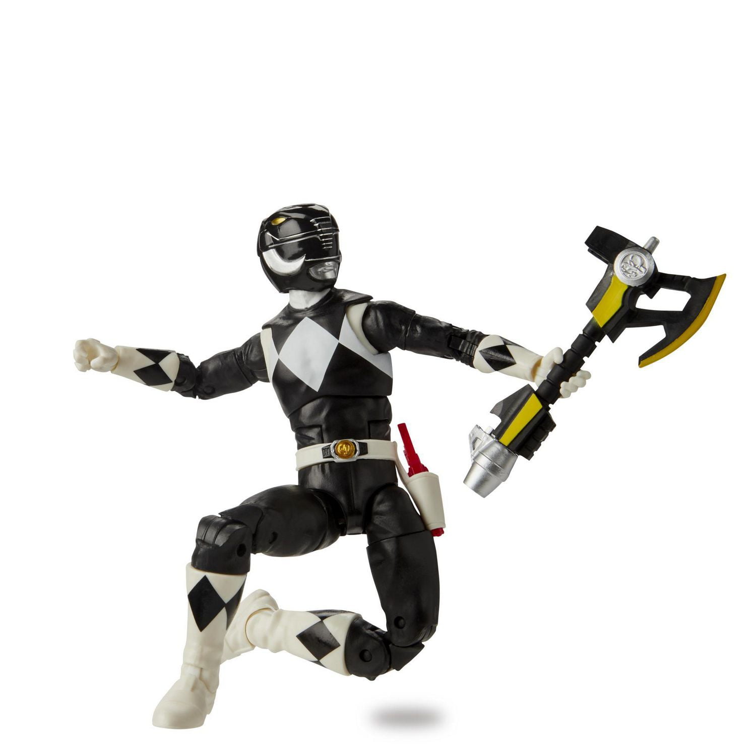 Power Rangers Lightning Collection Mighty Morphin, figurine de collection haut de gamme de 15 cm du Ranger noir, avec accessoires