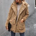thumbnail image 1 of LSLJS Manteau en Peluche à Manches Longues pour Femmes, Mode Chaud, 1 of 5
