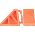 thumbnail image 2 of PinesC Wheel Chocks 2-Pack - Parking Block Set with 3 Ton Capacity - Wheel Chocks for RV Trailer, Motorcycle, Camper, Trucks, or Cars (Orange), 2 of 5