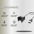 thumbnail image 3 of MYKOMI Charger Compatible for Fitbit Charge 2, Replacement USB-A Charging Smartwatch Cable 3.3ft/1M, 3 of 6