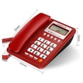 thumbnail image 3 of relayinert Digital Featuring Caller ID, Hands-Free Calling. Equipped Volume Button Design, Durable Ideal Offices, Hotels, And 8208-Red, 3 of 6