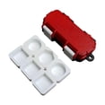 thumbnail image 2 of Siruishop Pool Chalk Holder Multifunctional Portable Compact Billiard Cue Chalk Holder red, 2 of 8
