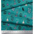 thumbnail image 3 of Soimoi Polyester Crepe Fabric Ghost,Skull & Witch Halloween Print Fabric by Yard 42 Inch Wide, 3 of 3