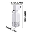 thumbnail image 3 of Aquarium Filter Pump, Three-in-One, featuring Filtration, Circulation, Aeration, with Adjustable Flow Rate, [350-1200] L/H Discharge, for [30-100] cm Fish Tanks, 3 of 9