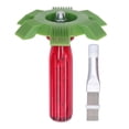 thumbnail image 2 of Air Conditioner Fin Cleaner Set, Stainless Steel Plastic Quickly Straighten Air Conditioner Fin Comb Removable Handle Air Conditioner Condenser Fin Comb for Coils, Evaporators, 2 of 7