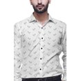 thumbnail image 4 of BESTMAN Cotton Shirt With Pockets Spread Collar Button Down Formal Shirt, 4 of 5