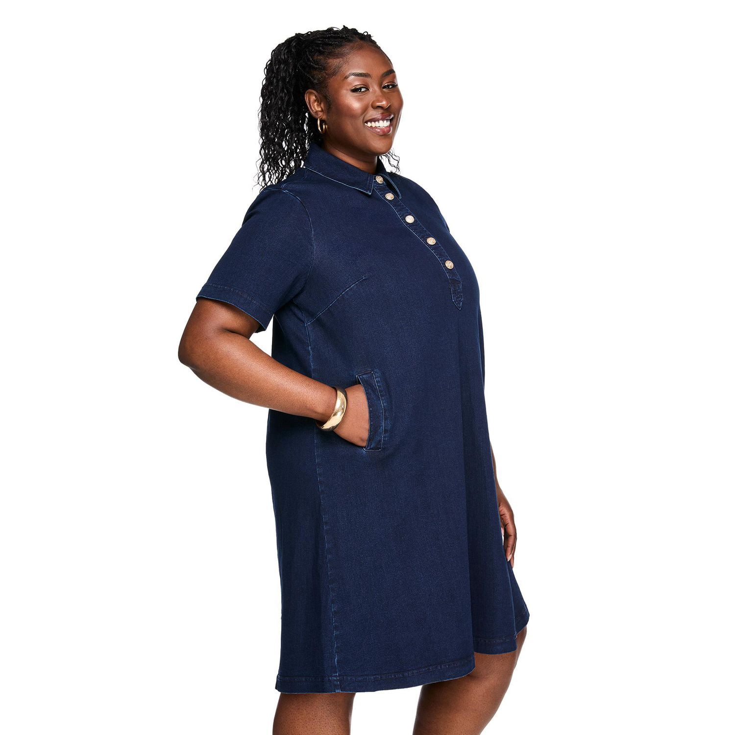 Robe en denim Lane Bryant Plus pour femmes