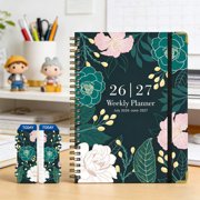 2026 Coil Notebook A5 – Student Diary Planner for School, Work Schedule, and Fitness Workout Log Book