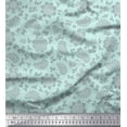 thumbnail image 1 of Soimoi Cotton Duck Fabric Flower Artistic Print Fabric by the Yard 42 Inch Wide, 1 of 3