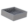 thumbnail image 3 of Luzkey Underwear Socks Storage Box Cabinet Closet Organizer Bathroom Washable Dividers Multifunction Storage Bin Container for Socks Light Gray 7 Grid, 3 of 8