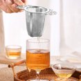 thumbnail image 4 of Tea Maker 304 Stainless Steel Loose Leaf Tea Filter with Lace Design for Herbal Green Black Tea Brewing, 4 of 5
