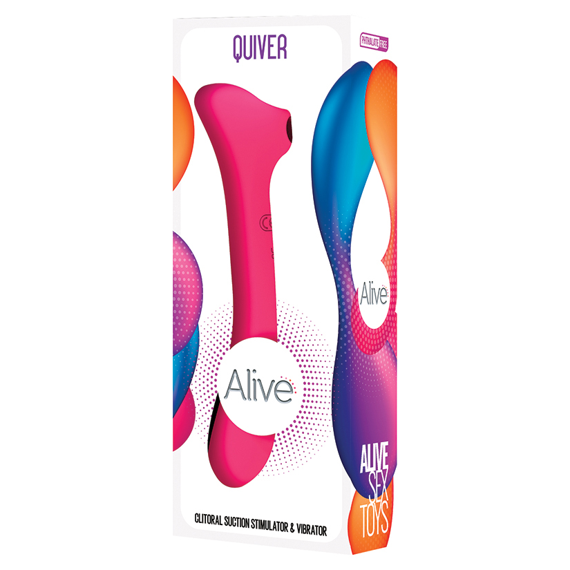 Adrien Lastic Vibromasseur à Succion Quiver, Rose
