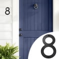 thumbnail image 4 of Prix Bas de Tous les Jours! Numéro de Maison Moderne en Métal - Chiffres d'Adresse de 5 Pouces pour Porte, Lettres d'Adresse de Maison, Signalisation Extérieure Résistante aux Intempéries, Numéro de Maison Contemporain pour Affichage Extérieur, 4 of 6