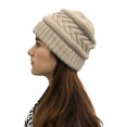 thumbnail image 1 of TIMIFIS Bonnets pour Femmes Bonnets d'Hiver Tricotés Extensibles Chauds Épais, 1 of 3