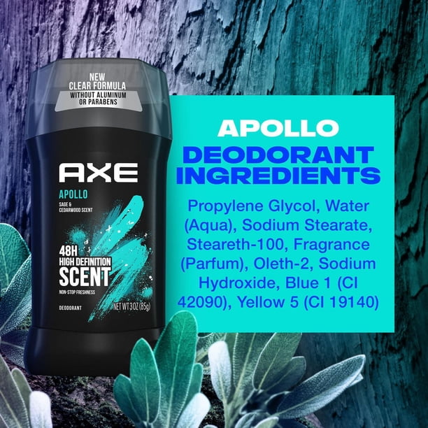 Axe Apollo Deodorant (Value Pack 4 X 85gm) - Walmart.ca