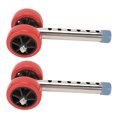 thumbnail image 2 of Walker Wheels, Replacement Walker Wheels Stainless Steel Adjustable Heavy Duty Flexible Rolling  For Outdoor, 2 of 8