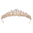 thumbnail image 1 of tredstone Exquisite Rhinestone Bridal Crown Retro Style For Elegance Retro Style Crystals Princesses Crown Gold, 1 of 6