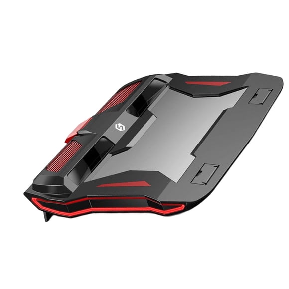 Wisewang Laptop Cooler Gaming Adjustable Notebook Stand Cooling Pad Two Fan Lighting Tools Accessory Replaced Part Parts No.2
