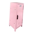 thumbnail image 1 of Small Makeup Storage Cabinet Vertical File Cabinet for Cotton Pad Entryway Pink, 1 of 8
