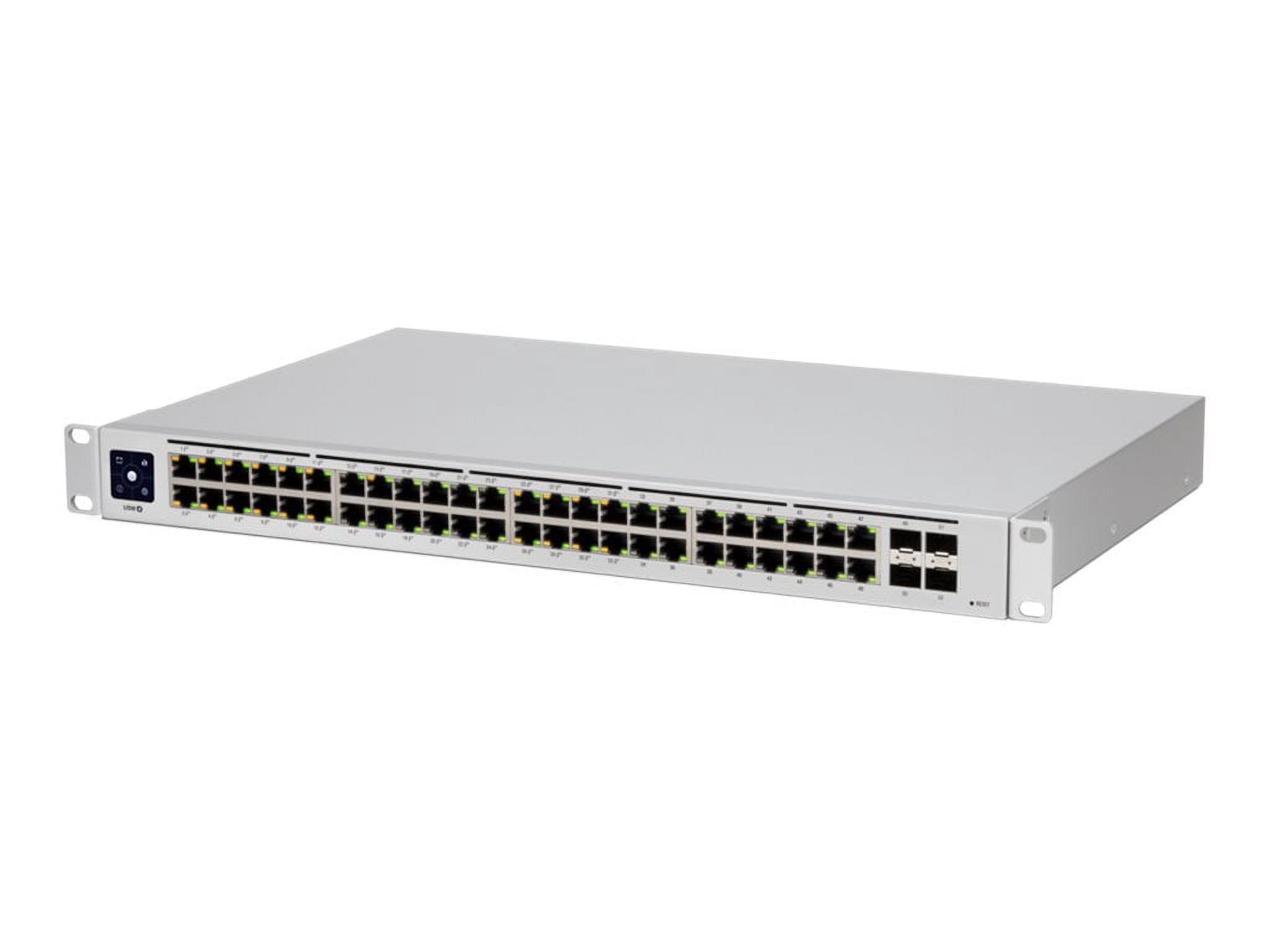 Ubiquiti UniFi Switch USW-48-POE - Switch - managed - 48 x 10/100/1000 (32 PoE+) + 4 x Gigabit SFP - desktop, rack-mountable - PoE+ (195 W)