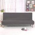 thumbnail image 2 of YOPTOP 2024 Stretch Futon Cover Armless Sofa Slipcover Foldable Sofa Bed Covers with Elastic Band  Machine Washable (Beige),Grey, 2 of 6