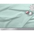 thumbnail image 3 of Soimoi Moss Georgette Fabric Triangle & Spoon Kitchen Fabric Prints by Yard 42 Inch Wide, 3 of 3
