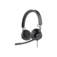 thumbnail image 1 of Logitech 981-001103 Zone 750 B2B Wired Headset, Black, 1 of 4
