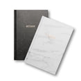 thumbnail image 4 of Carnet à couverture rigide Think Ink, motif marbre blanc – 5,75" x 8,5", 240 pages, 4 of 6