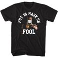 thumbnail image 1 of Mr. T Put Ya Mask On Black Adult T-Shirt 2Xlt, 1 of 2