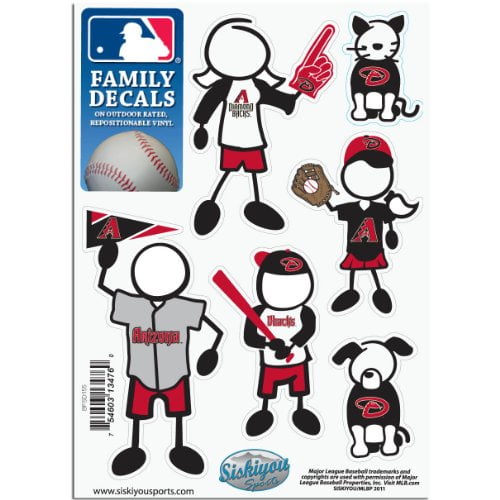 MLB Ensemble de Décalcomanies Petite Famille Arizona Diamondbacks