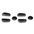 thumbnail image 2 of AMONIDA Akozon 6pcs Adjustment Button Trim Cover Accessories Carbon Fiber Style For Ford F-150 2015-2020, 2 of 8
