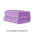 thumbnail image 3 of Solid Color Flannel Blanket Gift Gift Velvet Conditioning Blanket Casual Cover Blanket Solid Color Blanket 59.05x39.37 Inches, 3 of 7