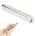thumbnail image 3 of 24-Hole Professional Mouthorgan, C Key Harmonica, Professional Musical Instrument For Home Entertainment White, 3 of 8