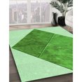 thumbnail image 3 of Ahgly Tapis Rectangulaire Lavable en Machine Intérieur Transitionnel Vert Clair, 2 Pieds x 4 Pieds, 3 of 7