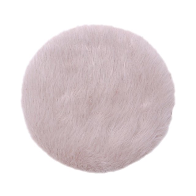 1:12 Mini Peluche Tapis Jouets Décor Fournitures Vie Scène Simulation Tapis de Sol pour Kaki Ronde S
