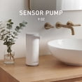 thumbnail image 2 of Simplehuman Pompe à Capteur de Liquide Automatique Rechargeable Sans Contact de 9 oz. Distributeur de Savon à Capteur, Acier Blanc, 2 of 7