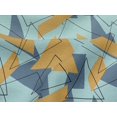 thumbnail image 4 of oneOone Viscose Jersey Fabric Rectangle & Triangle Geometric Print Fabric BTY 60 Inch Wide, 4 of 5