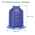 thumbnail image 2 of Unique Bargains Fil de Polyester Violet-Bleu, 1312 Verges, 2 of 4